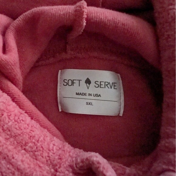 Soft Serve Hoodie 5X fits like 3X - Picture 2 of 3